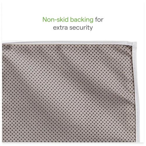 Munchkin Secure Grip Baby Diaper Changing Pad for Dresser, Waterproof and Wipeable, Contoured, Standard Size (14.75 x 31), White