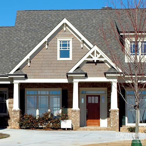 Set of 3 Size 3 1/2W x 7D x 7H Color White  Ekena Millwork BKTP04X07X07BRY Standard Bryant Architectural Grade PVC Brackets, 3 1/2W x 7D x 7H