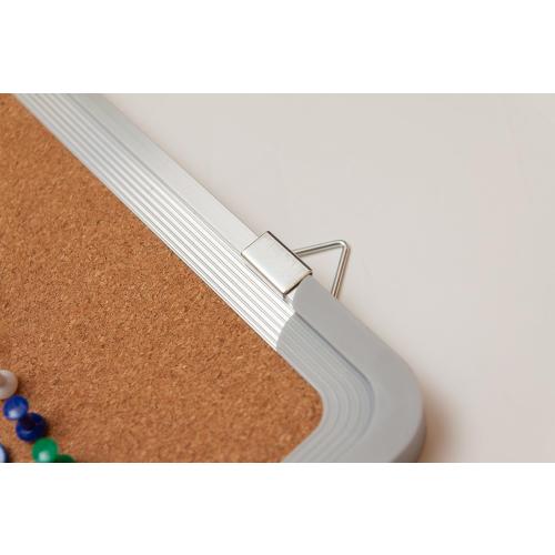 Cork Board Set for Wall - Bulletin Board Corkboard 24 x 18 in with 10 Thumb Tacks - Wall Hanging Pin Board Message Board Tack Board Organizer for Home, Office, Desk and Cubicle (24x18)