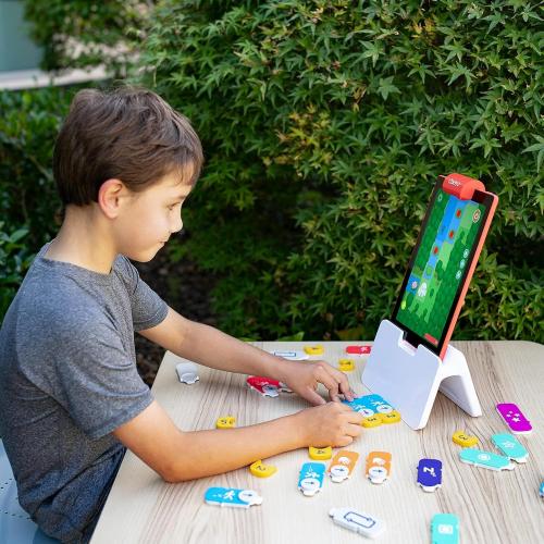 Osmo Coding Kit, Ages 5-10 , Coding for Kids, Learn to Code, STEM, Fire | Includes Osmo Fire Tablet base   3 games teaching real coding logic, sequencing & problem-solving through puzzle play