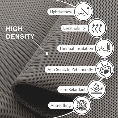 DECOLAB Standing Room Divider Panel, Portable Room Separation Partition for Home, Studio, Classroom, Resraurant, Scratch Resistance, 29x65, Rock