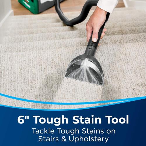 BISSELL® Big Green® Professional Carpet Cleaner with XL DirtLifter PowerBrush, 9-inch Long Reach Hose, 6-inch Tough Stain Tool, Includes BISSELL PRO MAX Formula with Stain Protect Technology