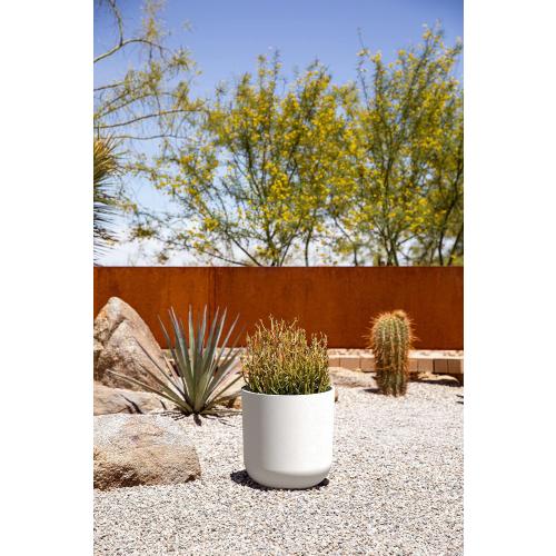 Color White mason series kona planter