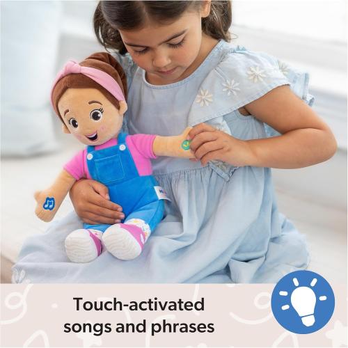 Ms. Rachel Official Speak & Sing Doll, 16” Tall Interactive Toy with 4 Songs & 16  Phrases, Toddler Toys for Girls & Boys Ages 6 Months to 3  Years.