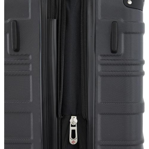Travelers Club Phoenix Luggage, Blackened Pearl, 22-Inch Carry-On