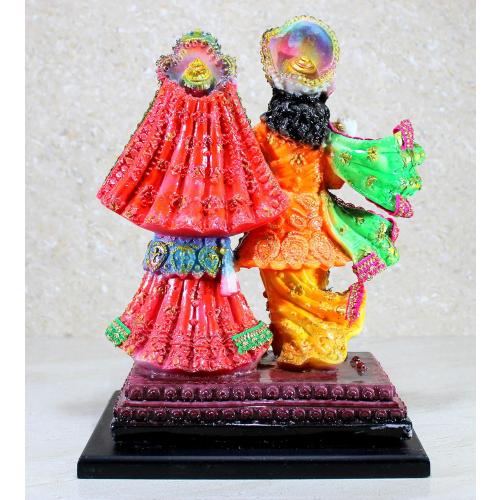 eSplanade - Radha Krishna Kishan Murti Idol Statue Sculpture - Resin (Radha Krishna Standing)
