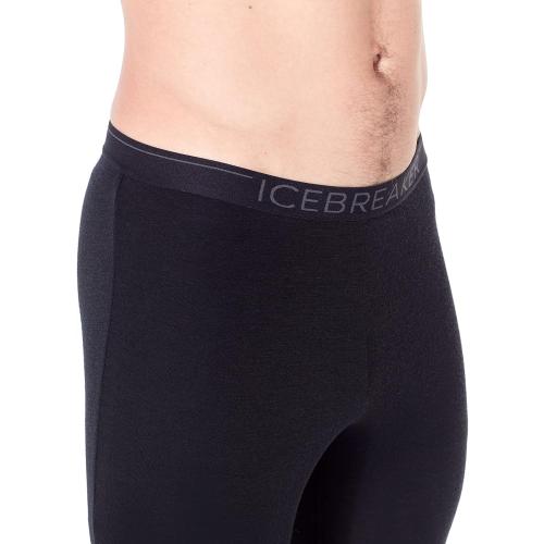 Size Medium Icebreaker Merino Mens Everyday Cold Weather Leggings-Wool Base Layer Thermal Pants