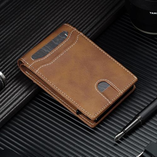 furid Card Wallet For Men Slim: Smart Rfid Minimalist Front Pocket Pop Up Wallet with ID Window - Gifts for Husband Father at Birthday Anniversary