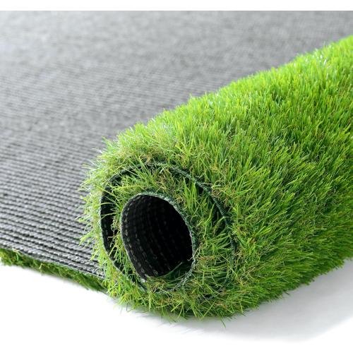 HOMESTEAD Thick 1.38 Artificial Turf Grass for Outdoor - 4 ft x 6 ft Synthetic Grass with Non-Slip Backing & Drainage Holes, Roll for Outdoor Patio, Lawn, Balcony - Astro Turf Rug