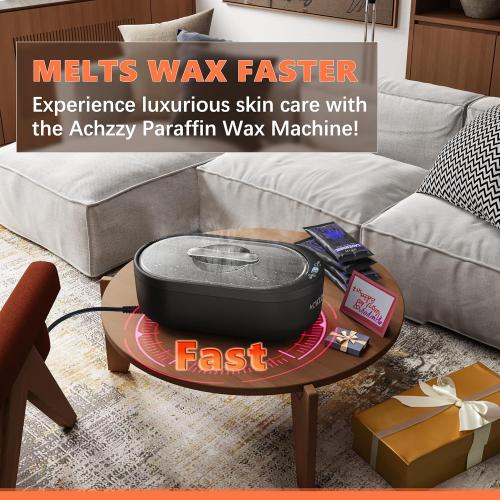 Paraffin Wax Machine for Hand and Feet - 2000ml Paraffin Wax Warmer, Temperature and Reservation Mode, thermostatic Warmer, Nourishing and Moisturizing, Ideal for Home Paraffin Baths (Darkgray)