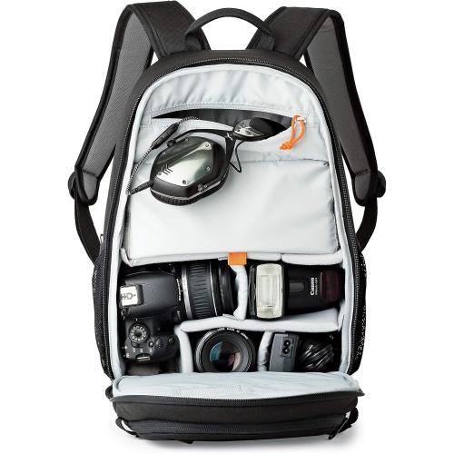 Lowepro Tahoe BP 150, Camera Bag, Lightweight Compact Camera Backpack for Cameras, CSC, DJI Spark Drone, Black, 27.5 x 21.7 x 40.3 cm, Medium LP36892-PWW