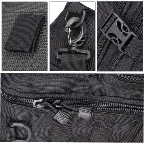 hopopower Tactical Sling Bag Pack Military Rover Shoulder Backpack EDC Assault Range Bag, Water-Resistant