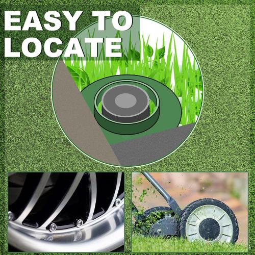 20 Pcs Sprinkler Spray Protector Donut 1.57 ID Plastic Sprinkler Head Protector Lawn Covers for Outside, Prevent Grass from Blocking