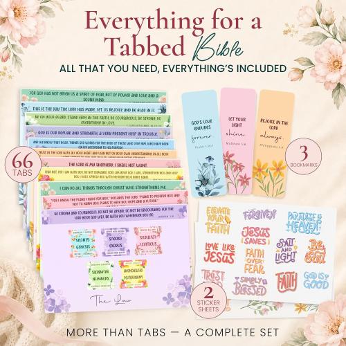Premium Series – 66 Christian Bible Chapter Tabs