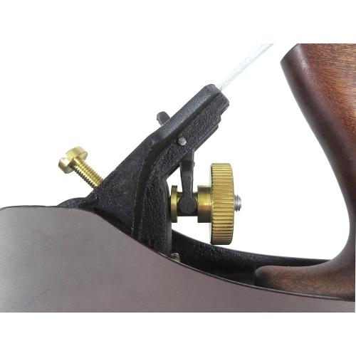 Taytools 469607 Jack Smoothing Bench Hand Plane #5, 14-1/4 Inch Sole, Ductile Cast Body, Lapped Sides and Bottom, Blade RHC 55-60, Sapele Handle and Tote