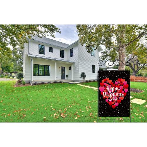 Valentine's Day Flag, Valentine's Heart Garden Flag Valentine Flags for Your Valentine's Day Decoration