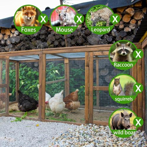 Hardware Cloth 1/4 inch 23 Gauge, Hot-dip Galvanized After Welding, Chicken Coop Wire Fence Wire Mesh Screen, Rabbit/Snake Fences, Netting Wire Cloth Galvanized Wire Mesh Roll