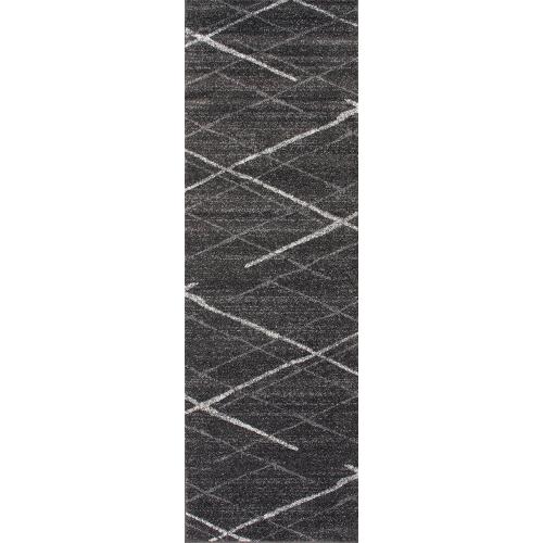 Nuloom Thigpen Charcoal/Grey, Small Soft and Cozy, High Traffic, Stain Resistant, Easy Clean, Non-Shed, Durable Area Rug for Bedroom, Living Room, Dining Space, Den, Foyer, Entryway