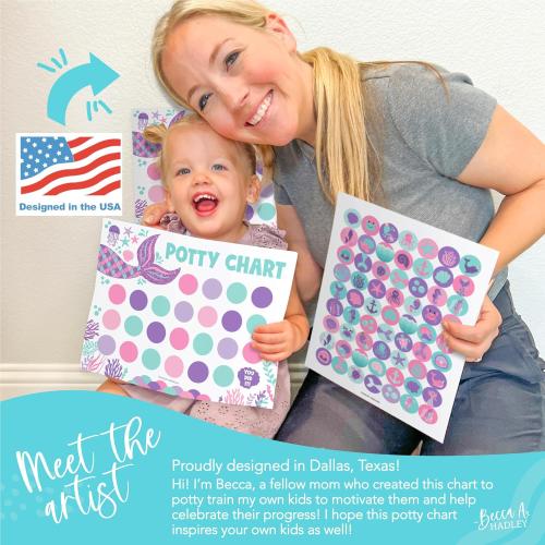 10 Potty Training Chart for Toddler Girls Sticker Reward Chart for Kids