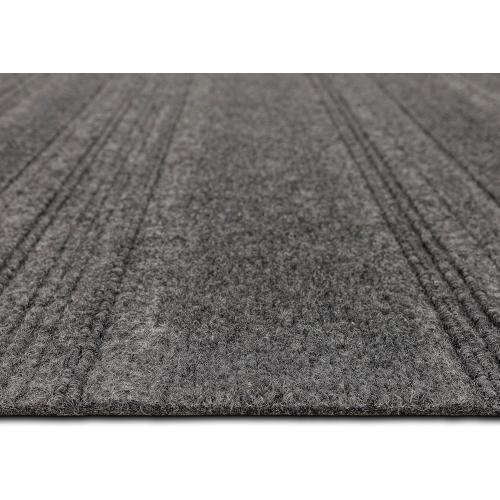 Mohawk Home 24 x 24 Indoor/Outdoor 0.25 Pile Height, Peel and Stick Carpet Tile, Grey Polyester, (15 Tiles) (60 sqft/Box)