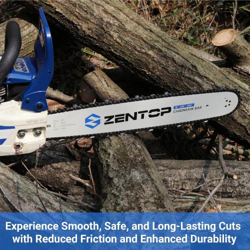 18 Inch Chainsaw Bar and Chains, .063'' Gauge .325 Pitch 74DL Fits Stihl MS271 Farm Boss, MS291, MS311 and More- L74