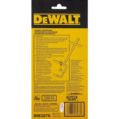 DEWALT Circular Saw Fence (DW3278) , Silver