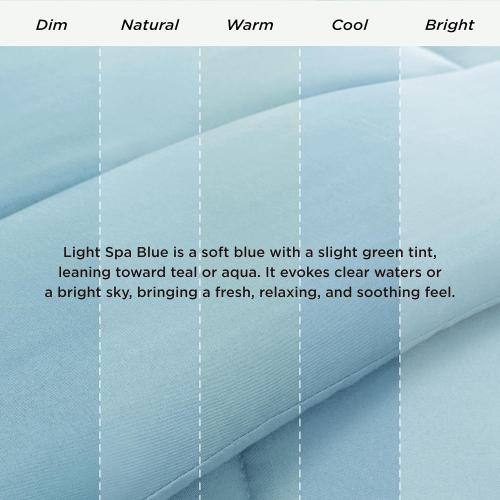 Color blue Sasttie 7piece Comforter Set