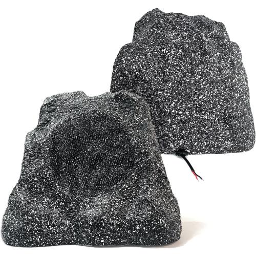 STUDIOFINIX Outdoor Rock Speakers Waterproof, 400 Watt 6.5 Inch Superior Timbre IPX7 Weatherproof,Design for Garden,Patio,Pool,Deck,BBQ (Pair)
