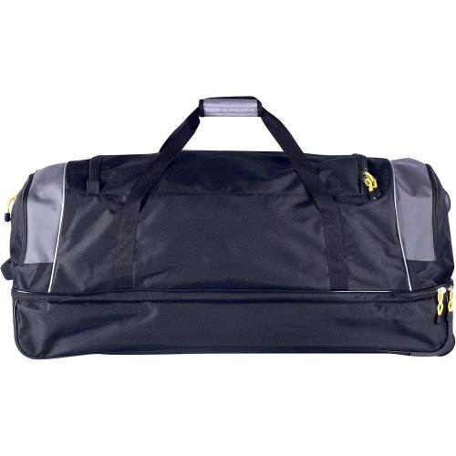 TPRC Sierra Madre II Upright Rolling Duffel Bag, Black/Gray, 36-Inch