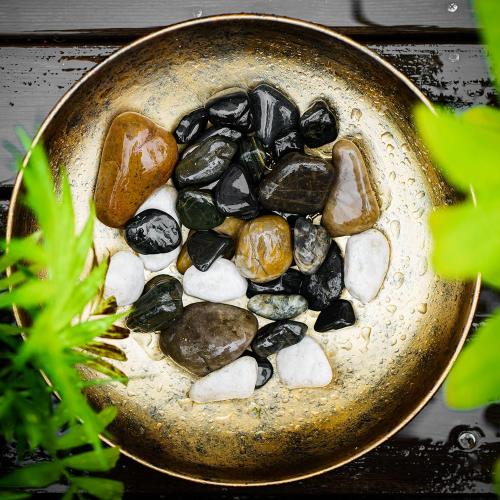 Ajure Rain Chain Basin, 12'' Bird Bath Bowl, Vintage Catch Basin, Copper Bowl for Rain Chains Gutters, Rain Barrels to Vollect Rainwater from Gutter,Garden Decoration.