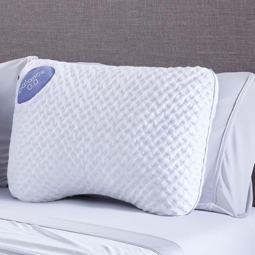 Bedgear Balance Cuddle Curve Performance Pillow - Size 0.0 - Moisture-Wicking Pillow for Side Sleepers - Medium Firmness Bed Pillow- Hypoallergenic, Washable Removable Cover - 20 W x 26 L x 4.75 H