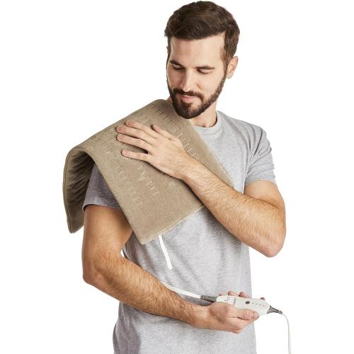 Sunbeam Premium Sunbeam Heating Pad with Compact Storage King Size Beige