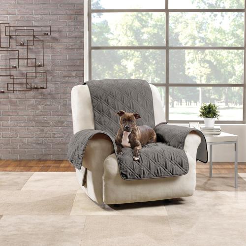 SureFit Pet Protector Recliner Furniture Cover in Gray