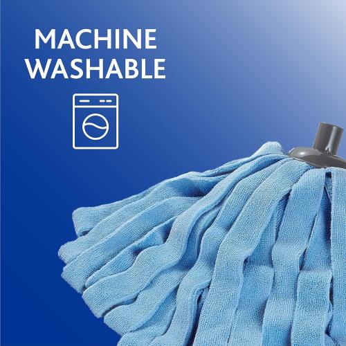 O-Cedar Microfiber Cloth Wet Mop,Blue/Red