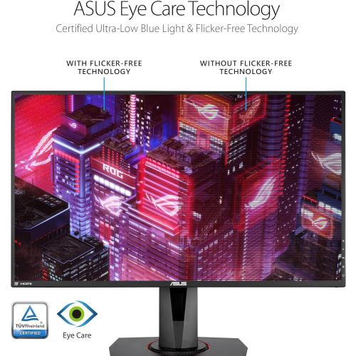 ASUS VG278QR 27” Gaming Monitor 165Hz Full HD (1920 x 1080) 0.5ms G-SYNC Eye Care DisplayPort HDMI DVI