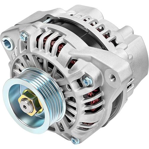 SCITOO Alternator Fit for Honda for Civic 2001-2005 1.7L & for Acura EL 2001-2005 1.7L - 12V 70 Amp CCW 6-Groove Pulley, Replace OE 13893 AMT0125 A5TA7091 31100-PLM-A01 AFGA51 AHGA50 400-48035