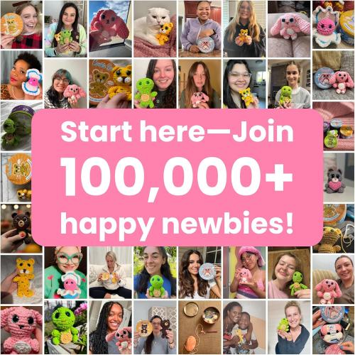 Cookie Box Original Crochet Kit for Beginners – Gift Set to Make Bunny Lola Amigurumi Plushie – Easy DIY Crochet & Knitting Starter Kit with Video and PDF Tutorials