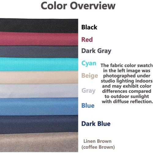 14Pcs Patio Cushion Covers Replacement Splashproof UV-Resistant Inelastic Covers with Zippers, Max Compatible 25.6x25.6x4inch Patio Cushion, for 7 Pcs Outdoor Patio Furniture Sets