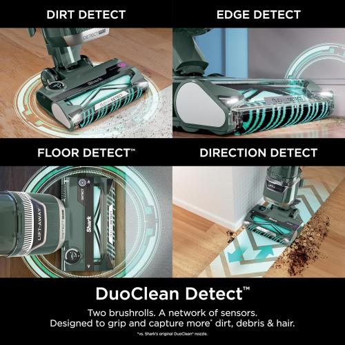 Shark Detect Pro Lift-Away ADV Bagless Upright Vacuum with DuoClean Detect, HEPA Filter, Anti-Allergen, Powerful Suction, and Odor Neutralizer Technology, Evergreen, LA802