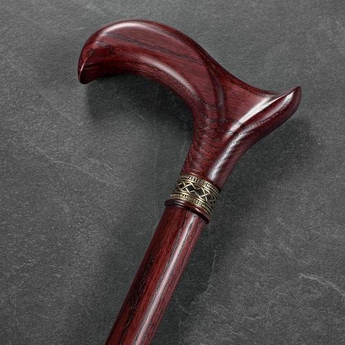 Asterom Handcrafted Walking Cane - Ergonomic, Wooden - Canes for Men - Walking Sticks for Seniors, Unique, Wood