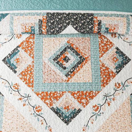 BEDIFANY Cotton Quilts Queen Size Sets - Lightweight Bedspreads Queen Size - Lightweight Garden Style Queen Quilt Bedding Sets for Bed Decorations for All Seasons, 3 Pieces
