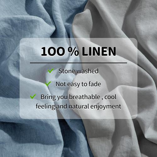Linen set blue