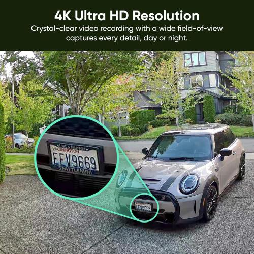 WYZE Cam Pan v4, 4K Smart Security Camera, AI Indoor/Outdoor Cameras for Home Security, Baby & Pet, Color Night Vision, 360° Pan/Tilt/8 x Digital Zoom, 2.4G & 5G, Works with Alexa & Google Assistant