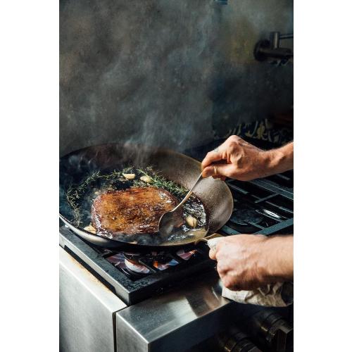 Matfer Bourgeat Black Carbon Steel Frying Pan, 12 5/8