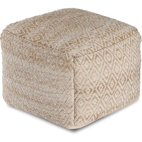 Anji Mountain 22x22x16 Handmade & Handcrafted Ottoman Pouf Comfortable Pouf Ottoman Foot Rest & Home Décor Accent for Living Room, Bedroom, Nursery, Kids Room, Patio