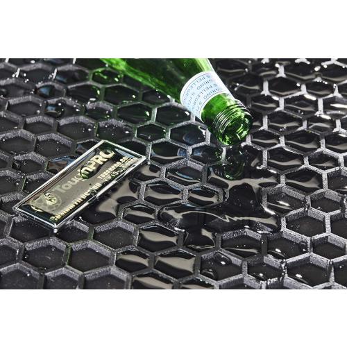 TOUGHPRO Floor Mats Accessories Set   3rd Row for Kia Telluride All Weather Heavy Duty Black Rubber 2020 2021 2022 2023 2024 2025