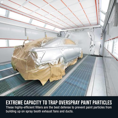 Master Elite Premium Paint Spray Booth Exhaust Filter Roll, 20.5 x 100' - 18 Gram Heavy-Duty Fiberglass Paint Arrestor - Captures Traps Overspray Paint Particles in Auto Car Autobody Refinish Booths