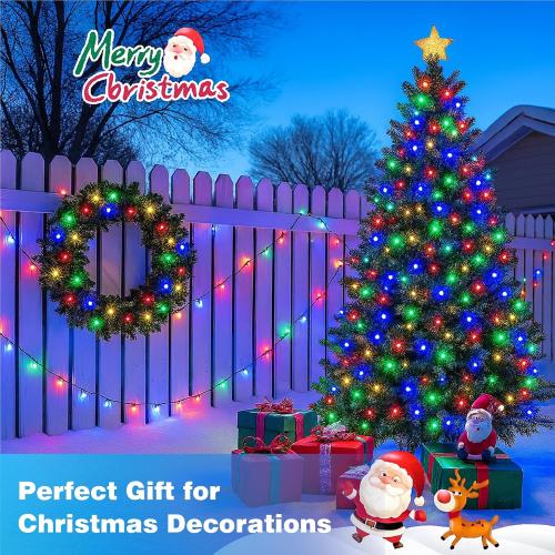 Christmas Lights 1000 LED 328 FT, Waterproof Christmas Tree Lights with 8 Modes, Remote Control 3 Timers & Memory Function Xmas Decorations for House and Holiday (Multicolor)