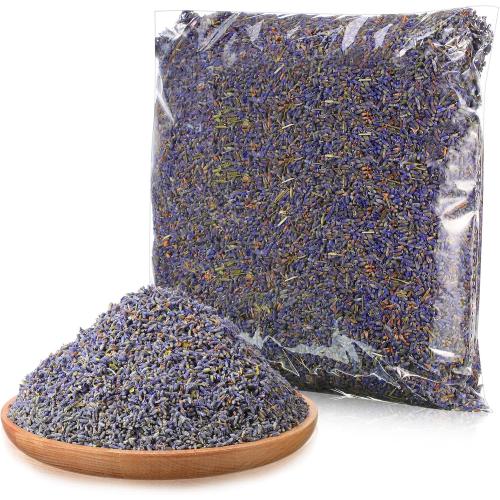 Treela 3 Pound Dried Lavender Bulk Dry Lavender Buds Fragrant Flower Petals for DIY Wedding Gift Crafts Fragrance Sachets