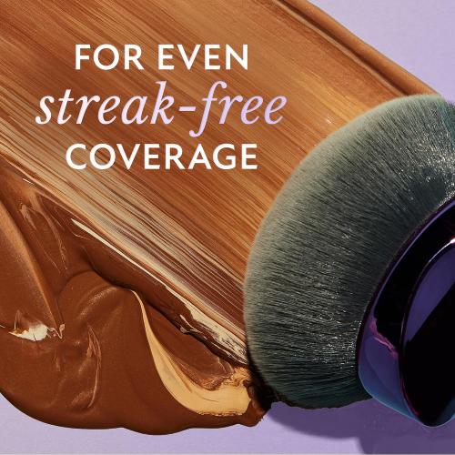 Westmore Beauty Blend & Blur XL Kabuki Leg & Body Makeup Brush - Purple | Full body coverage perfector, self tanner blending brush, vegan ultra-soft dense bristles, for all skin types